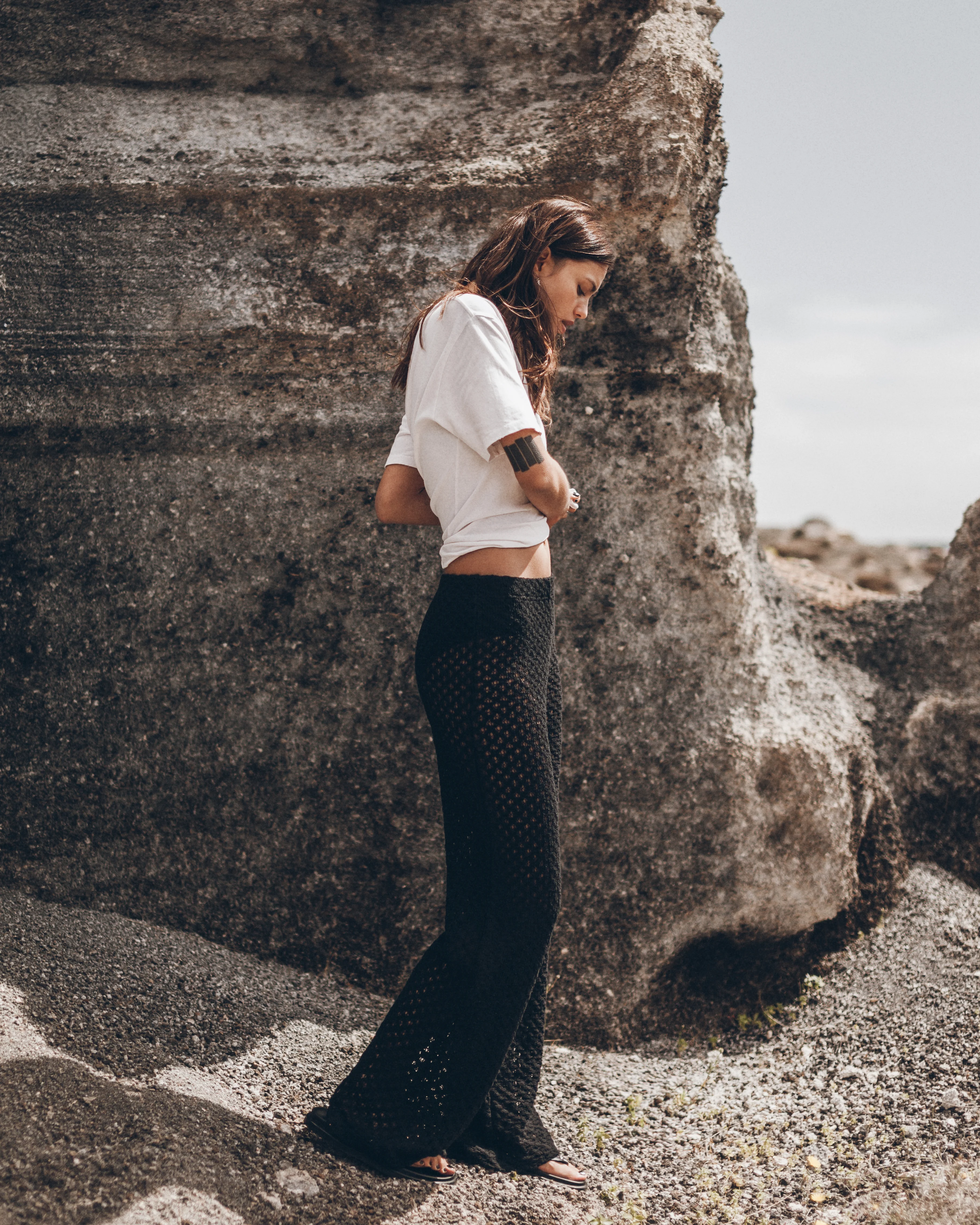 The Black Crochet Pants - Image 3