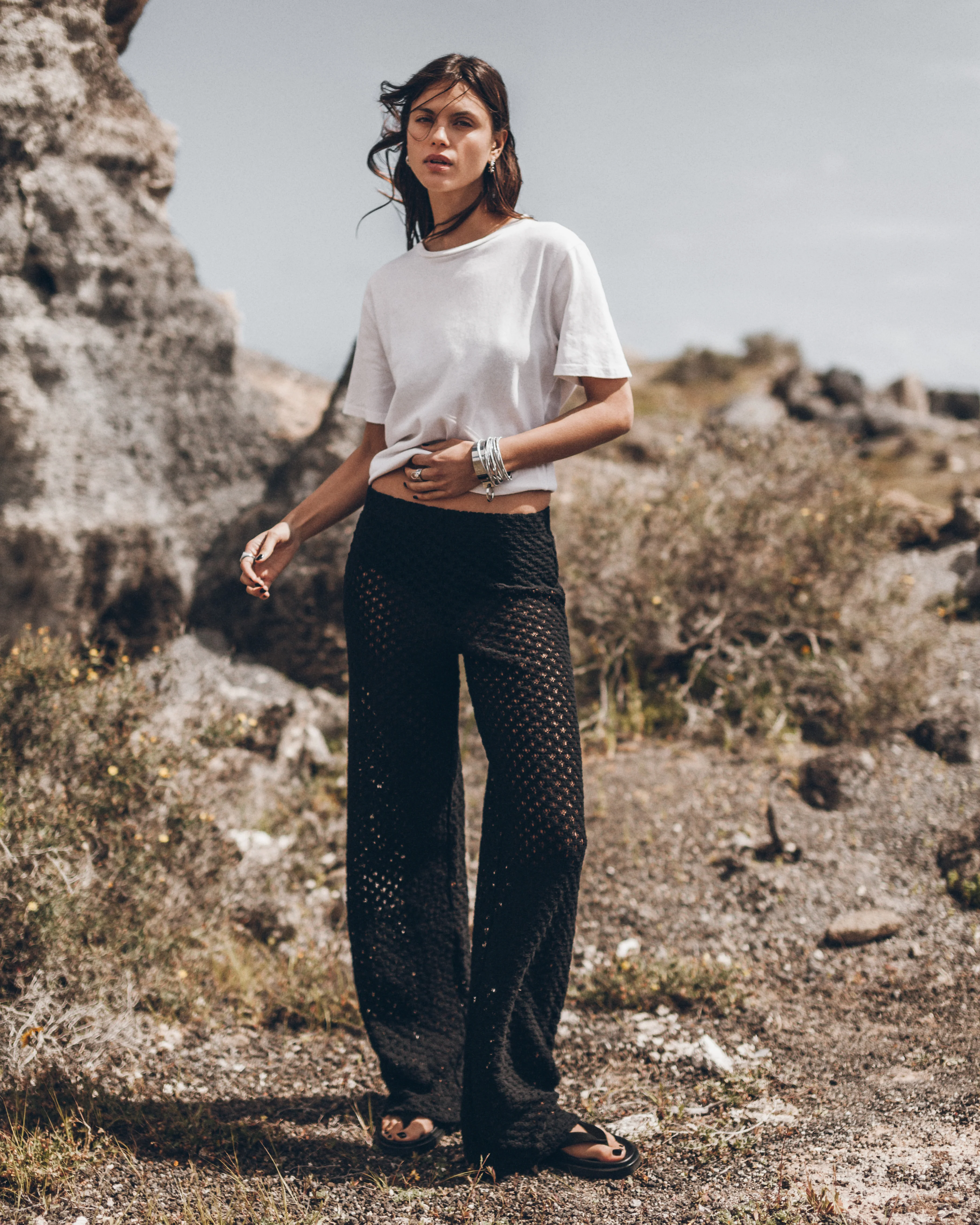 The Black Crochet Pants - Image 4