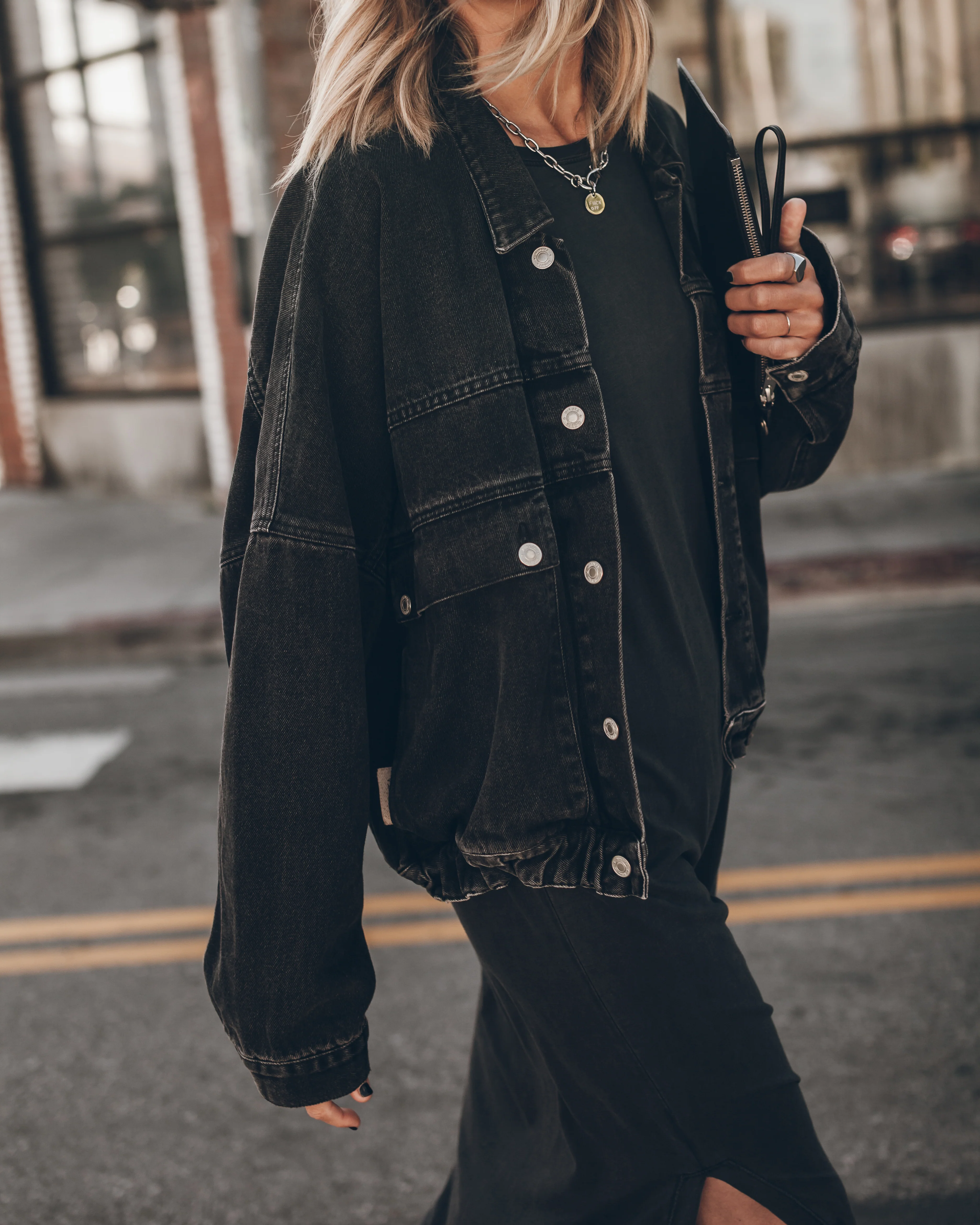 The Black Denim Jacket