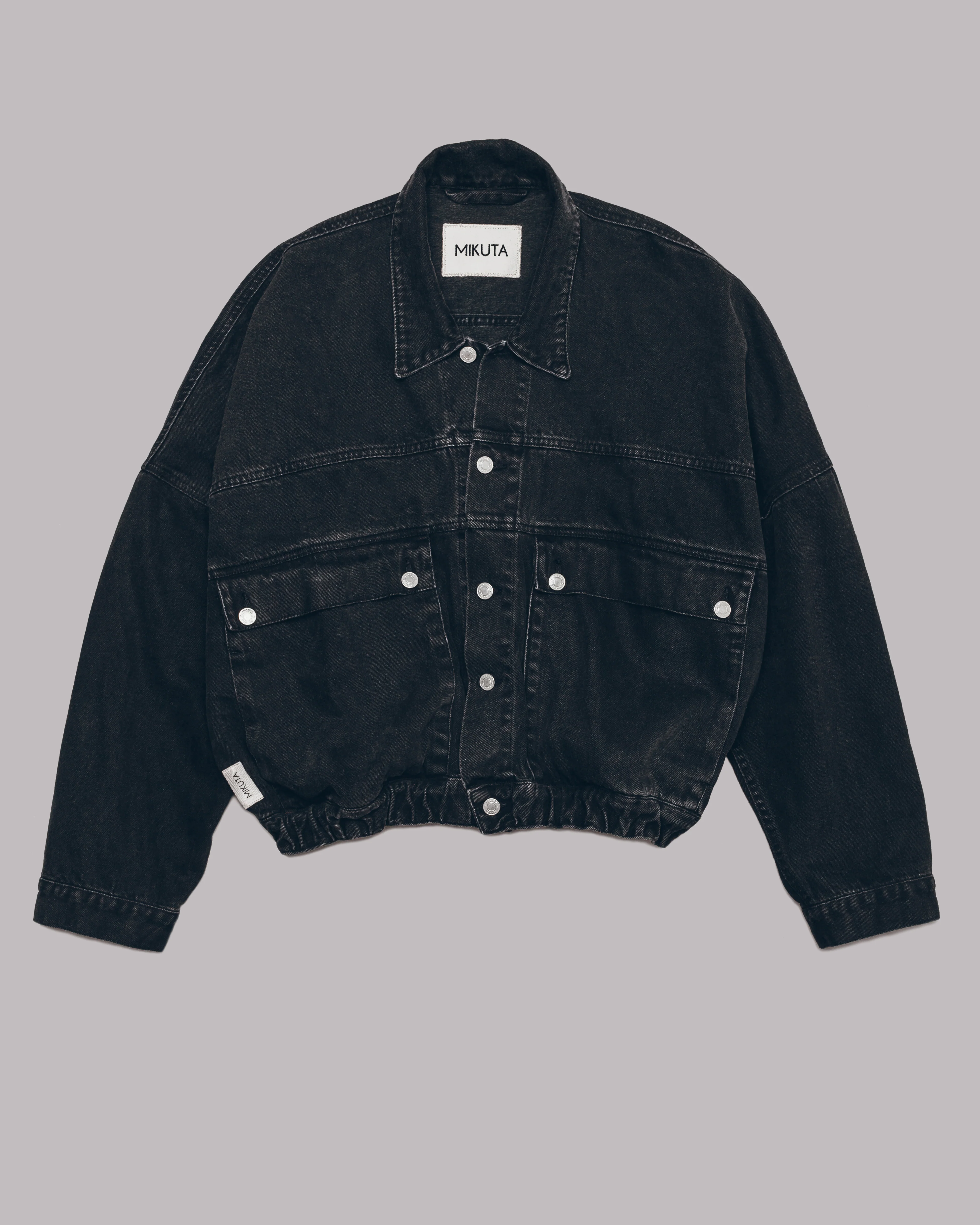 The Black Denim Jacket - Image 2