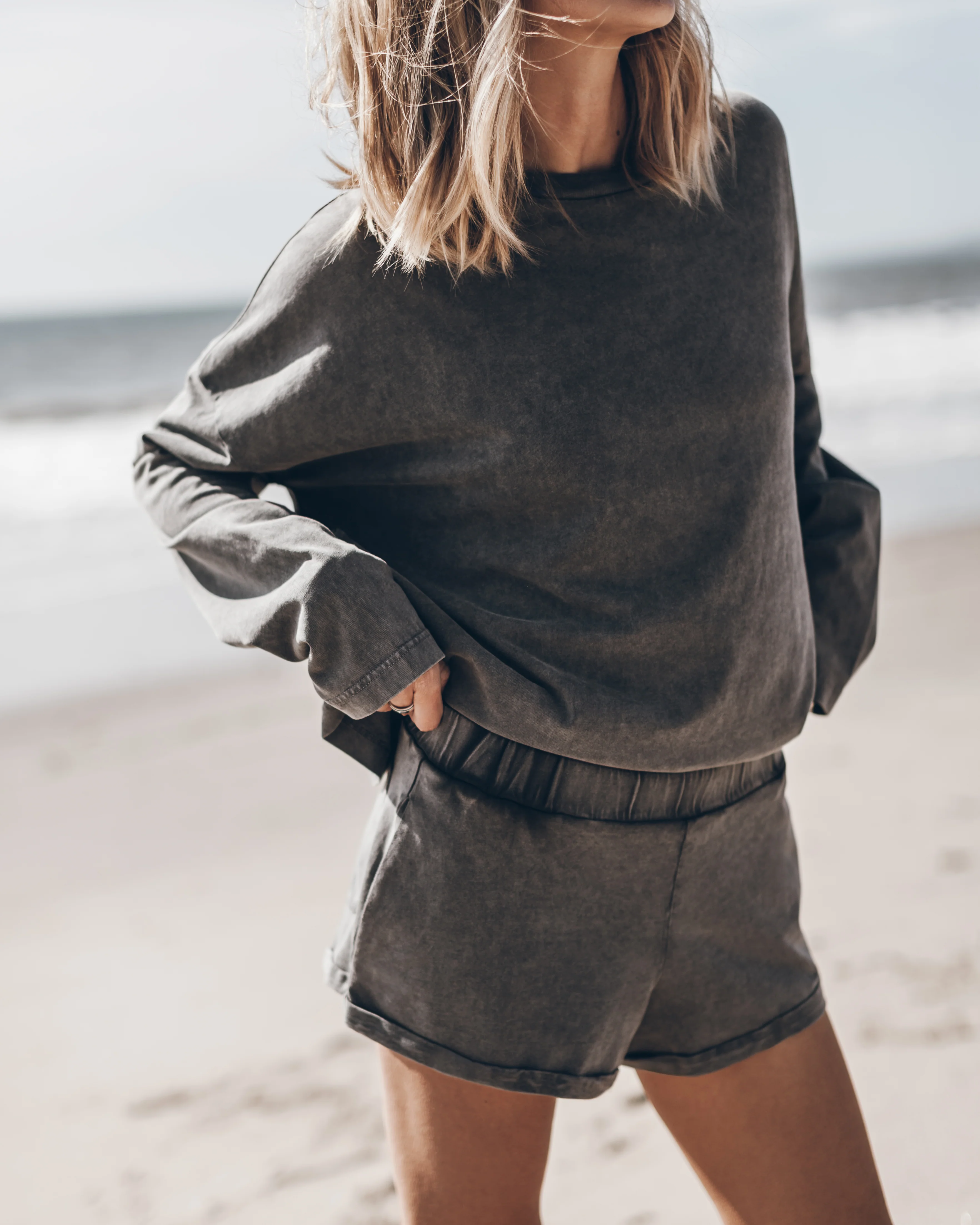 The Dark Faded Cotton Shorts - Image 6