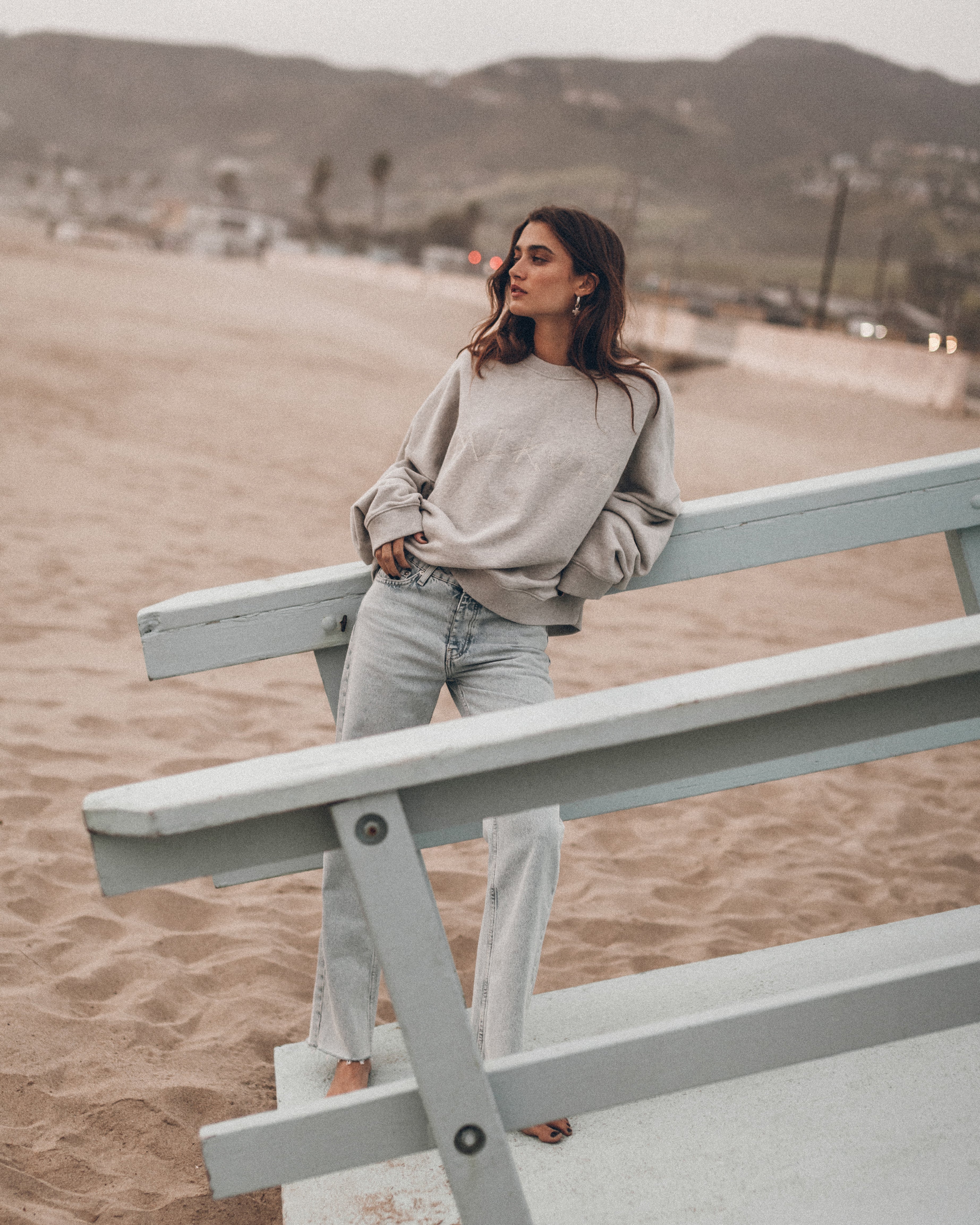 The Blue Cropped Straight Jeans - Image 3