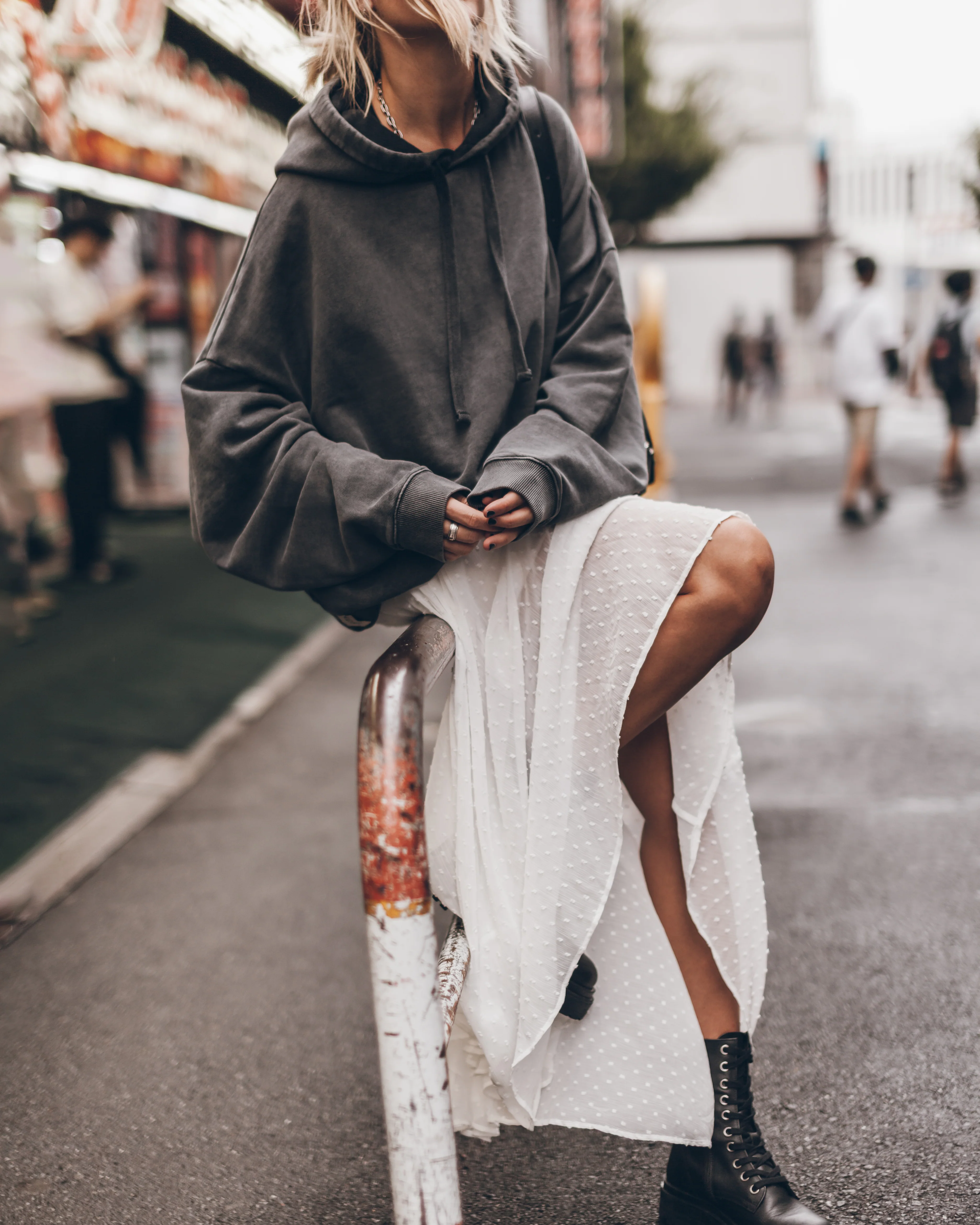 The Dark Faded Oversized Hoodie - Image 4