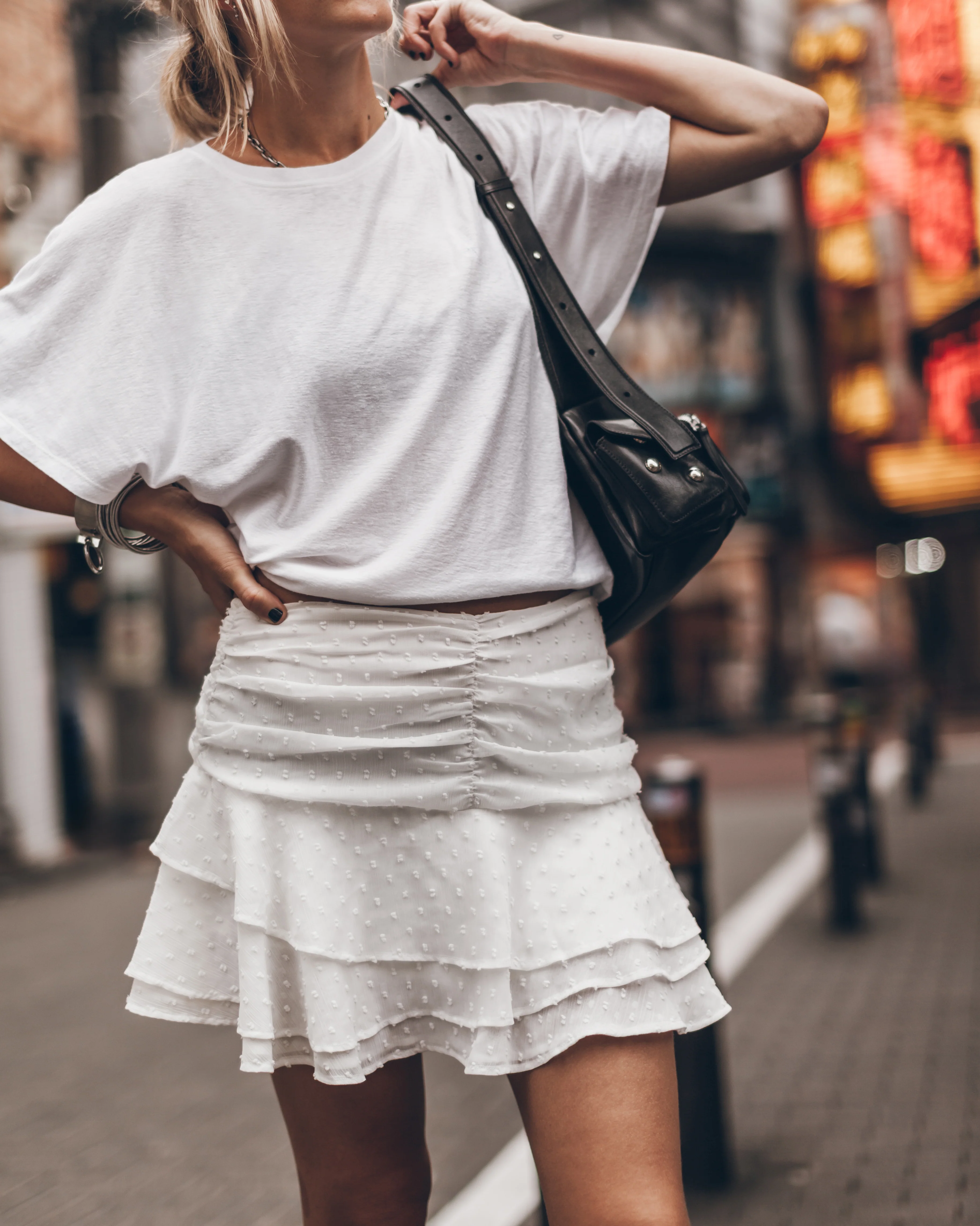 The White Ruffle Skort - Image 2