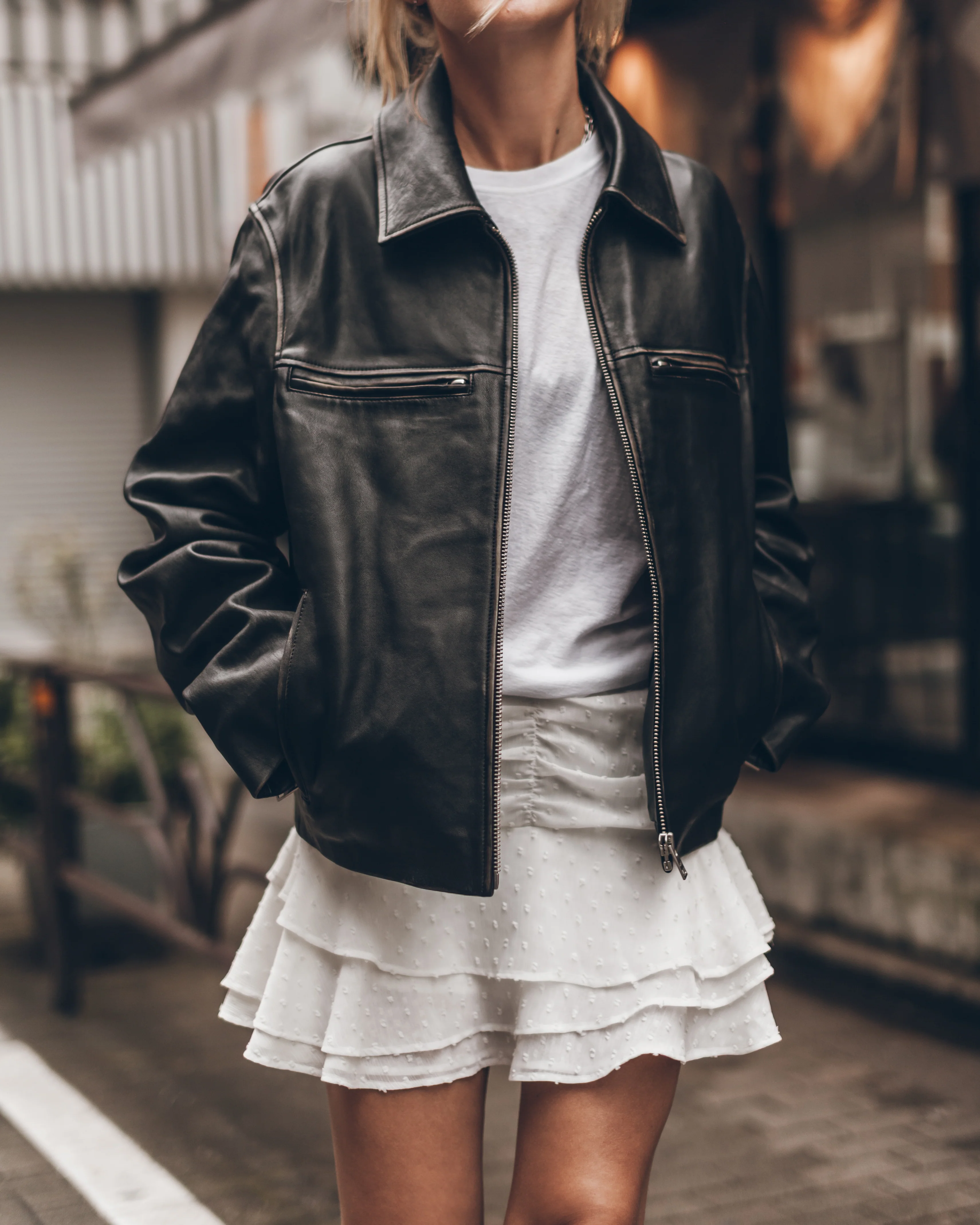 The White Ruffle Skort - Image 4